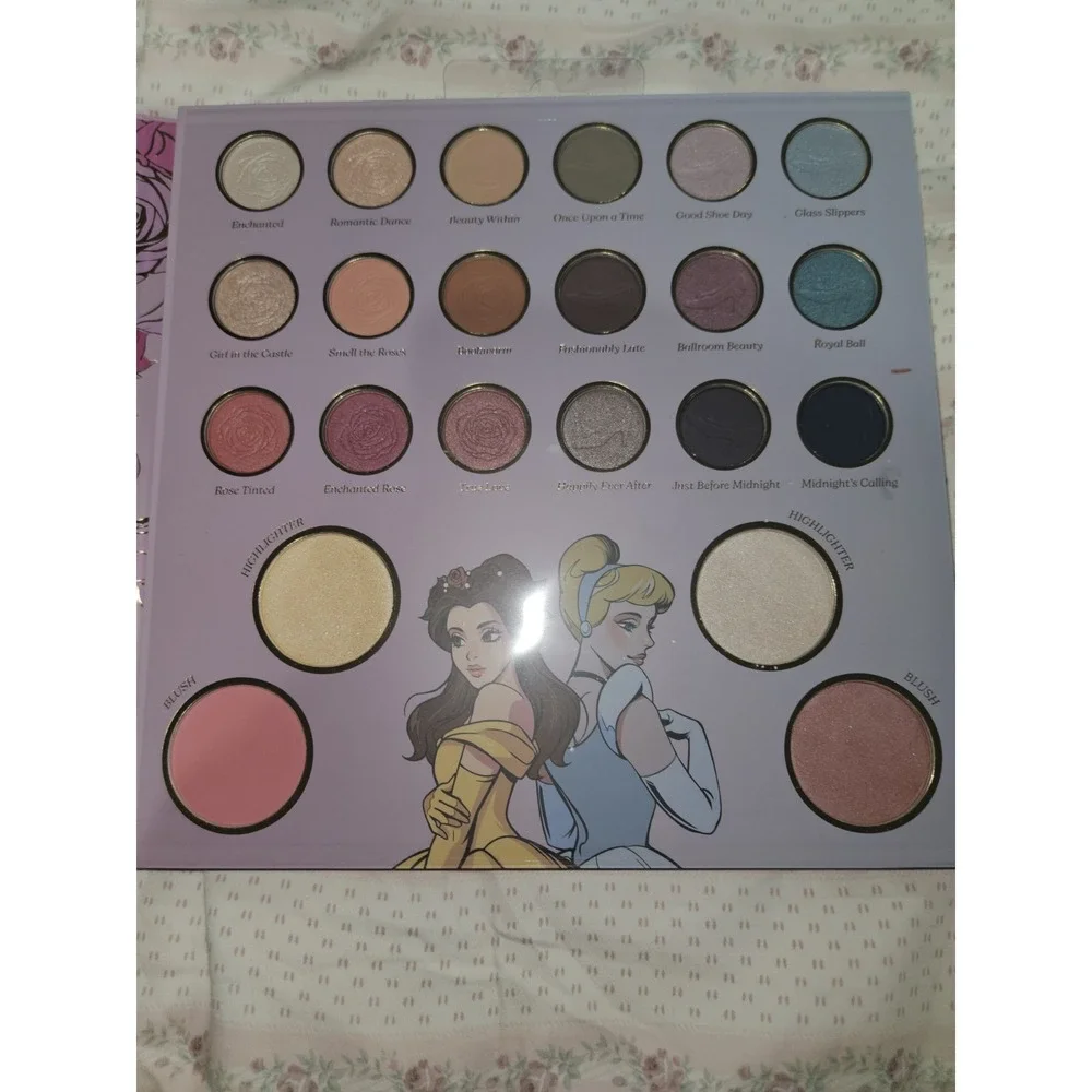 Taste Beauty Disney Princess Face And Shadow Palette  New 18 Eye Colors And 4...